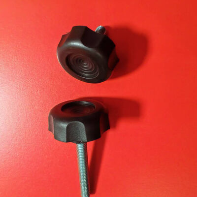 Insert injection molding for knob parts, Nylon PA66 material, OEM service,